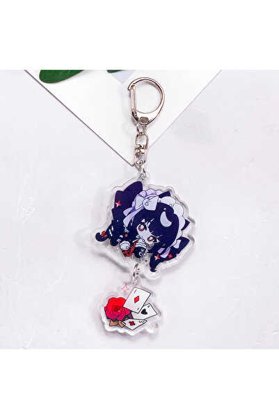 Miniso 5 cm 5 Anime Characters Danganronpa Acrylic Car Keychain Accessories C...