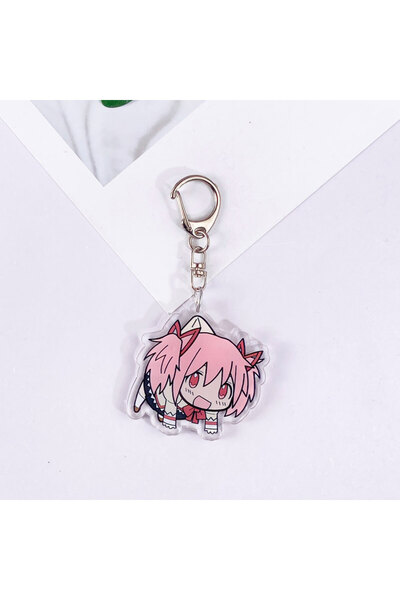Miniso 5 cm 1 Anime Characters Puella Magi Madoka Magica Acrylic Keychain Acc...