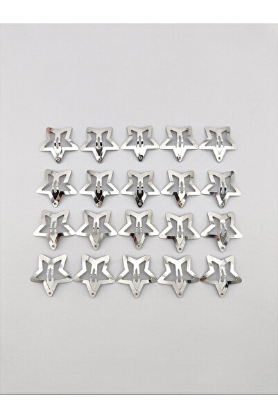 Choice 20 قطعة من دبابيس الشعر المعدنية الصغيرة على شكل نجمة خماسية، مطلية با...