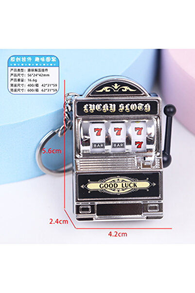 Choice 5.6 x 4.2 x 2.4cm Silver Creative Mini Fruit Slot Machine Casino Lucky...