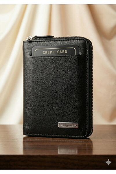 AJMAL.M Classic black men's wallet – a touch of everyday luxury
