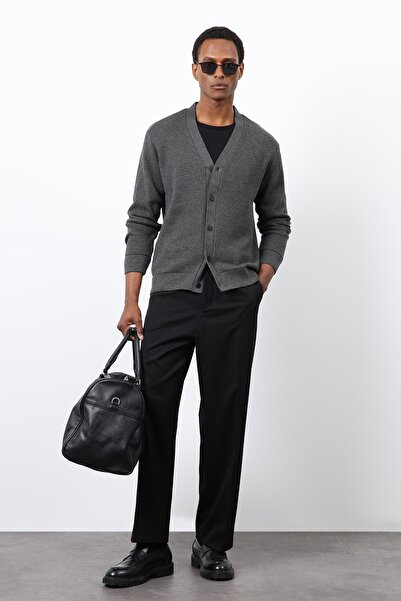 Antioch Anthracite Basic Men's Cardigan