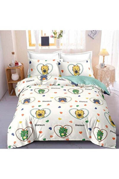 Noon East طقم لحاف من 4 قطع | مصنوع من ألياف دقيقة ناعمة | ألوان متعددة