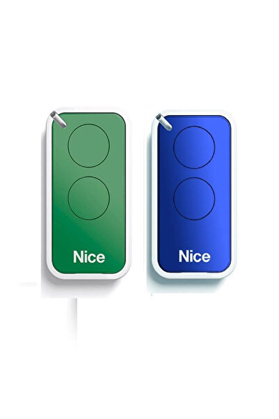 NİCE Era Inti 2 Kanallı Otomatik Kapı Kumandası -(1 ADET YEŞİL-1 ADET MAVİ)