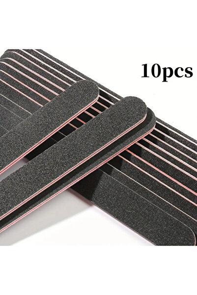 Choice 10 قطع من مبارد الأظافر الاحترافية ذات الوجهين، بدرجات خشونة 100/180 -...