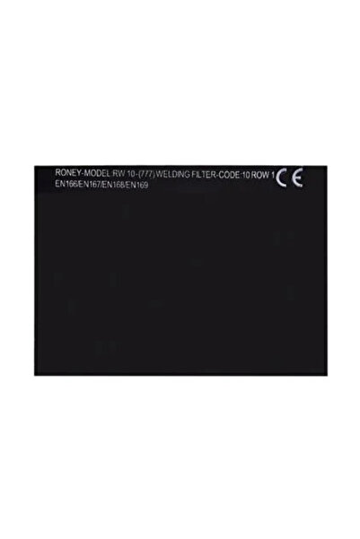 Roney Welding Glass Black Protective Welding Glass (4 Pieces) 8X11Cm