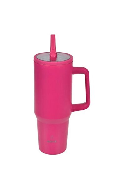 AB HOMES Cană termos din oțel inoxidabil fuchsia, 1200 ml