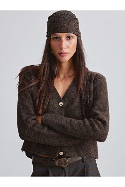 LC Waikiki Cardigan tricotat pentru femei LCW Vision cu decolteu în V