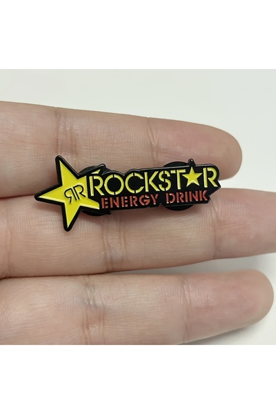 Choice دبوس مينا يحمل شعار مشروب روكستار للطاقة، يُسرّع وقت التعافي ويُخفف ال...