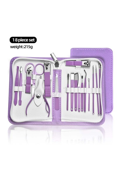 Choice3 طقم مانيكير من الفولاذ المقاوم للصدأ مكون من 18 قطعة (9/18/24/30 قطعة...