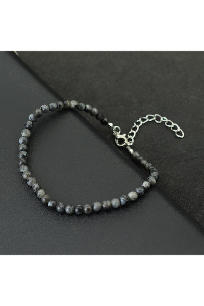 Choice blackflash Boho Handmade Natural Stone Anklet Women 4mm Tiger Eyes White Howlite Beads Foot Chain Su