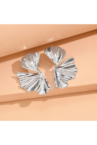 Choice silvery Vintage Gold Color Flower Stud Earrings for Women Fashion Geom...