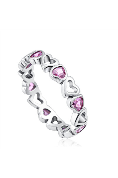 Choice 7 B6451 New Pink Ring Series Women Finger Ring Heart wedding ring DIY ...