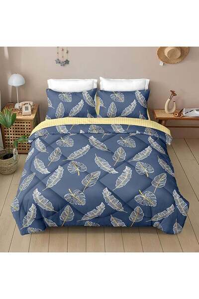 Noon East طقم لحاف من 4 قطع | مصنوع من ألياف دقيقة ناعمة | ألوان متعددة