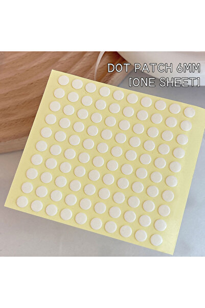 Choice G8JD6-02-xsh Mini Round Display Practice Cards Transparent Gel Nail Tr...