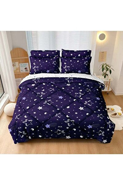 Noon East طقم غطاء لحاف من 6 قطع | مصنوع من ألياف دقيقة ناعمة | ألوان متعددة