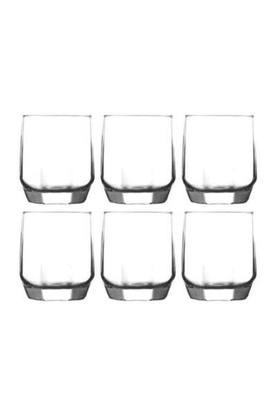 LAV 6-Piece Diamond Glass Set Clear