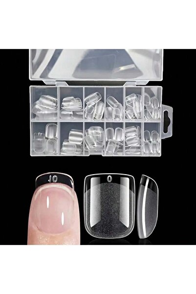 Choice 120 قطعة من أطراف الأظافر القصيرة المربعة ذات التغطية الكاملة، أطراف أ...