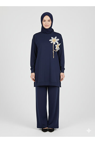 CİCİ GİYİM Two Thread Tracksuit Set Hijab Tracksuit Set Cotton Tracksuit Set