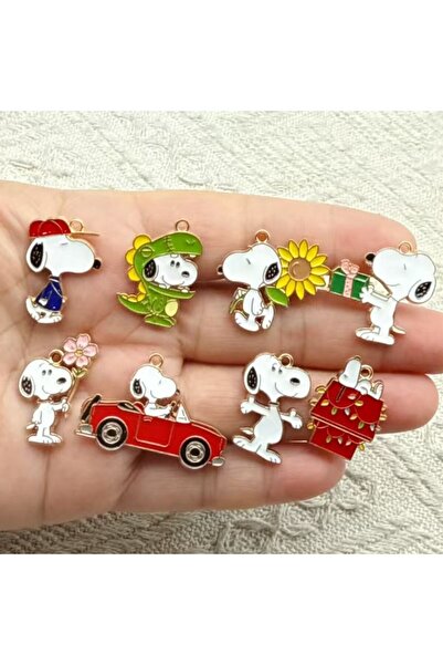 Miniso 10 قطع من تعليقات كرتونية مطلية بالنحاس العتيق لصنع المجوهرات، قلادة م...