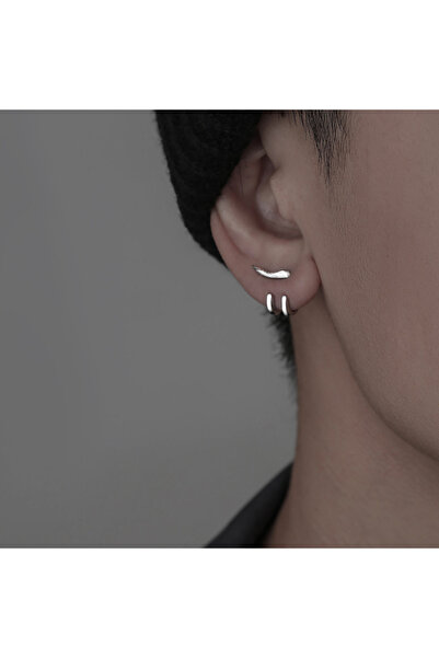 Choice قرط أذن يمنى بتصميم عتيق وعصري، مناسب للرجال، قابل للفصل، متعدد الاستخ...