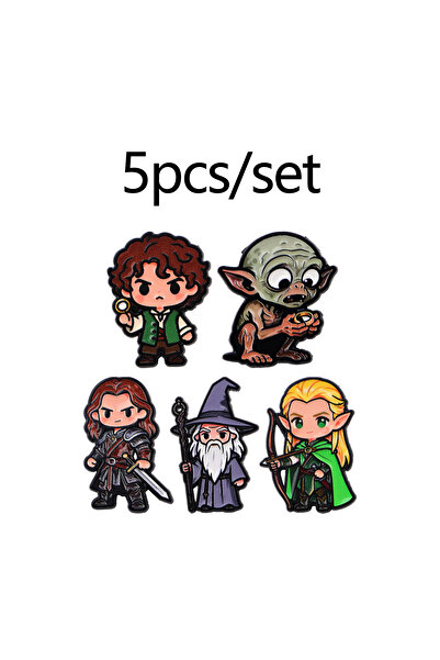 Choice 6 دبابيس مينا رائعة لشخصيات أفلام الأنمي، بروش كرتوني، دبوس طية صدر ال...