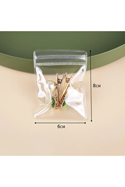 Choice 100 قطعة، 6×8 سم، أكياس بسحاب سميكة، 100/50 قطعة، أكياس شفافة من مادة ...