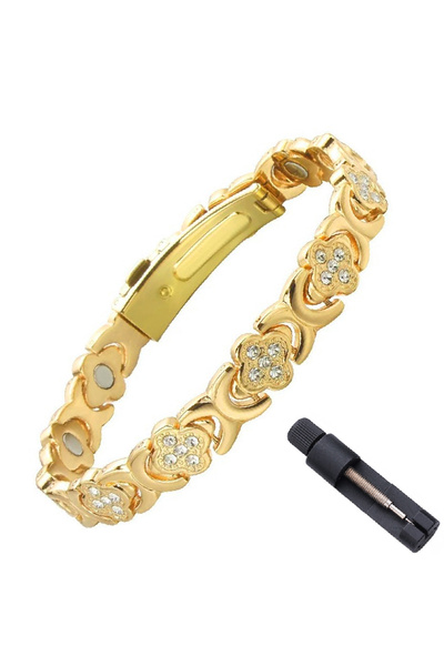 Choice سوار مغناطيسي نحاسي بنفسجي من XYC-G، سوار نسائي؛ سوار نحاسي؛ تيتانيوم