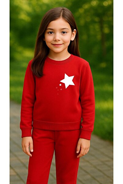 playwear Φούτερ ομάδας STAR V1 με στάμπα για κορίτσια και αγόρια, με λαιμόκοψ...