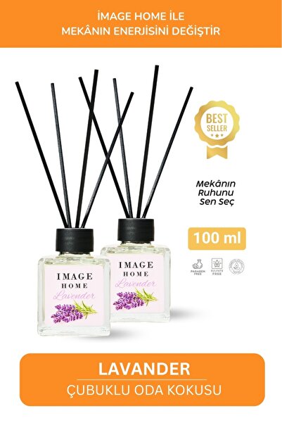 İMAGE HOME Çubuklu Oda Kokusu Lavanta 100Ml.2'Li Özel Set
