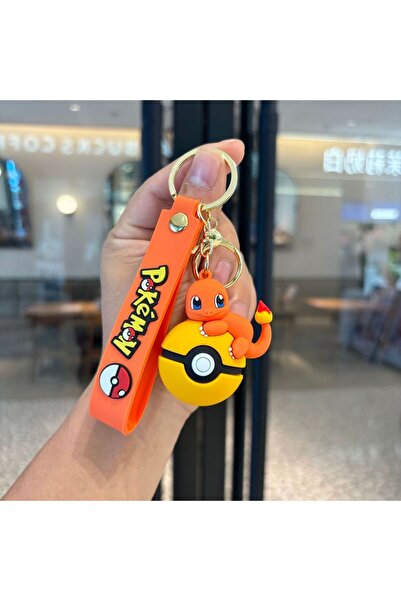 Choice 6 cm KC4607 Pokémon Poké Ball Keychain Set, Pikachu Eevee Charmander f...