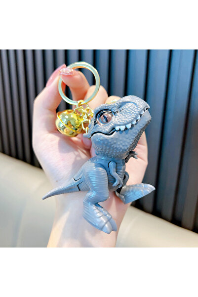 Choice GRAY 1 Pcs New Tyrannosaurus Rex Bite Hand Toy Keychain Creative Dinos...