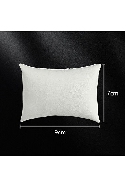 Choice وسادة مجوهرات من الجلد الصناعي الأبيض، حامل ساعات، دعامات عرض الأساور ...