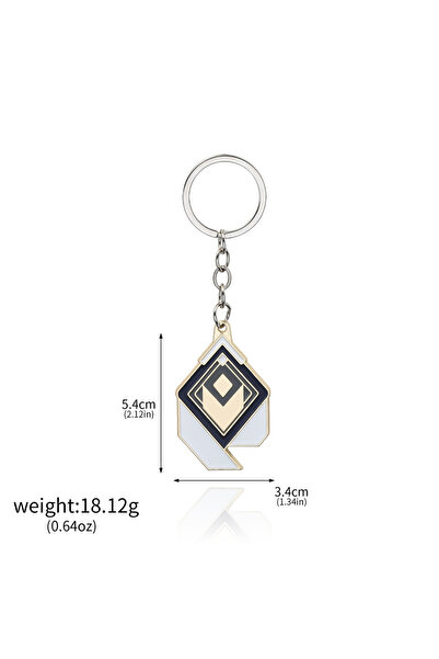 Choice K00907 Valorant Player's Rank Radiant Enamel Pendant Keychain for Men ...
