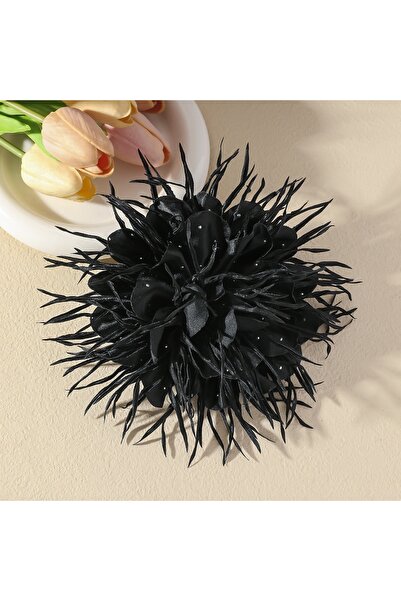 Choice بروشيه زهور عتيق الطراز القوطي من القماش، مقاس 17 سم، للنساء، على الطر...