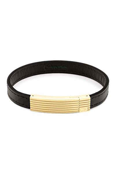 Calvin Klein سوار جلدي رجالي - سيركيت