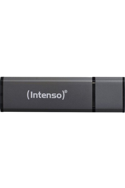 Intenso 8GB Anthracite USB 2.0 Flash Drive - Alu Line Series
