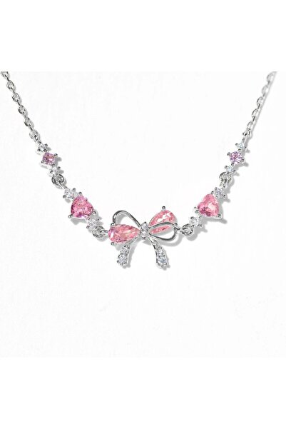 Choice سوار معصم فضي اللون مرصع بالزركونيا المكعبة الوردية مع زهور متسلقة، سو...