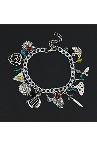 Choice سوار لعبة زيلدا B029، مزين بسيف ماستر، ودرع هايليان، وقلادة عين شيكا، ...