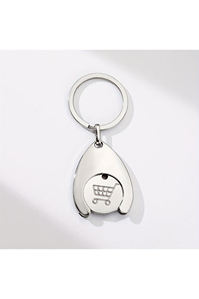 Choice 5 قطعة واحدة، عربة تسوق، دولار أمريكي، يورو، سلسلة مفاتيح سيارة لامعة ...