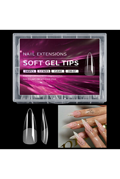 Choice BMS07 أطراف أظافر صناعية فاخرة، جل ناعم، أطراف أصابع شبه لامعة، كبسولا...