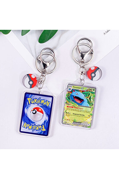 Miniso سلسلة مفاتيح سيارة أكريليك لطيفة من شخصيات بوكيمون (6 سم) - بيكاتشو، ت...