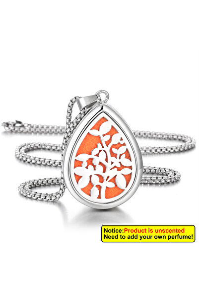 Choice قلادة ناشرة للروائح العطرية على شكل قطرة ماء، بطول 70 سم، من تصميم XN0...