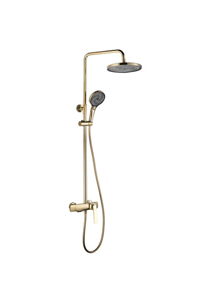 Radinavico Coloană de duș, baterie încorporată, alamă, auriu RV 61019 GOLD