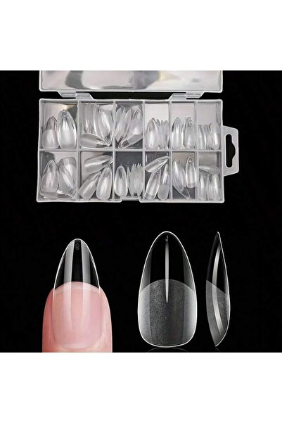 Choice أظافر صناعية متوسطة الحجم بلون اللوز، 120 قطعة، تغطي كامل السطح، قابلة...