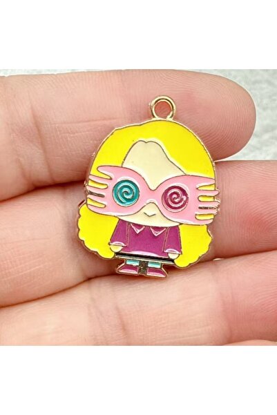 Miniso مجموعة من 10 قطع من تعليقات الروديوم المصنوعة من سبيكة معدنية بتصميم قطرات، قلادة مستوحاة من مدرسة السحر الكرتونية، سلسلة مفاتيح يمكنك صنعها بنفسك