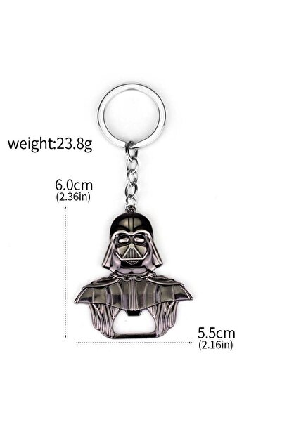 Miniso K00013-01 Star Wars Keychain Cartoon Millennium Falcon Spaceship Keyri...