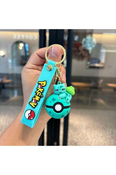 Choice 6 cm KC4605 Pokémon Poké Ball Keychain Set, Pikachu Eevee Charmander f...