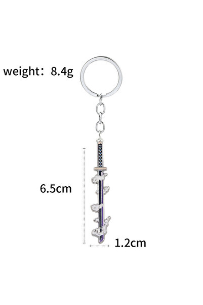 Miniso سلسلة مفاتيح أنمي قاتل الشياطين K00616-11، دبابيس سيف رينغوكو كيوجورو،...