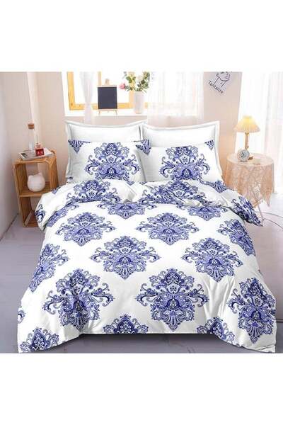 Noon East طقم لحاف من 4 قطع | مصنوع من ألياف دقيقة ناعمة | ألوان متعددة